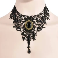 2021 women elegant black lace necklace choker for new trend female jewelry
