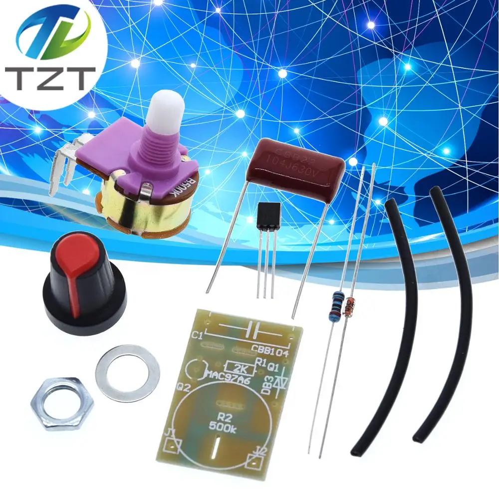 Диммеры затемняющий несобранный комплект 100 Вт набор сделай сам Туалетные платы