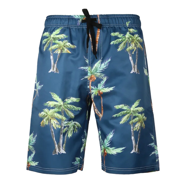 

2020 Summer New Men's Quick Dry Beach Pants Fat Version Large Size Printed Shorts European and American Summer Sports Pants plus