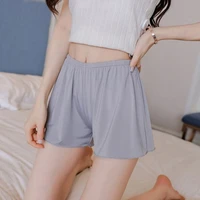 new women safety short pants girl ice silk pajamas comfortable light proof fkin friendly plus size thin summer clothing