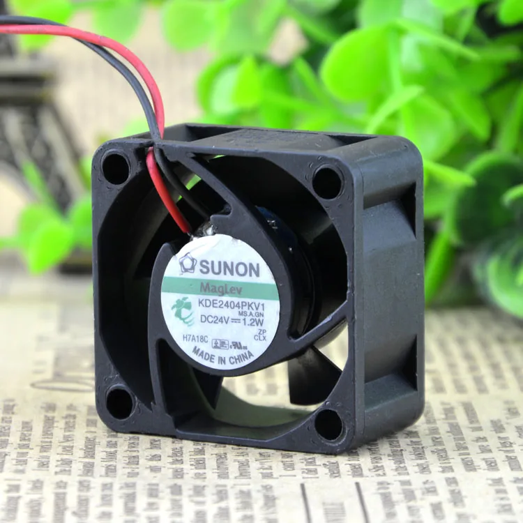 

For SUNON KDE2404PKV1 24V 1.2W 40*40*20mm Power Supply Cooling fan 2pin