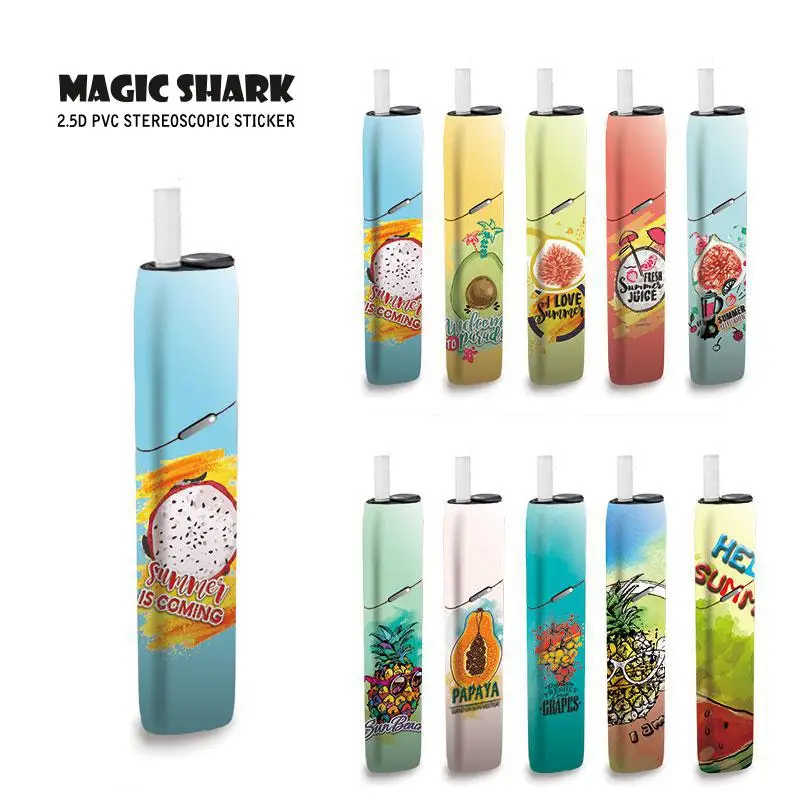 Фруктовая наклейка Magic Shark Sun Beach Melon пленка для электронной сигареты IQOS 3 чехол