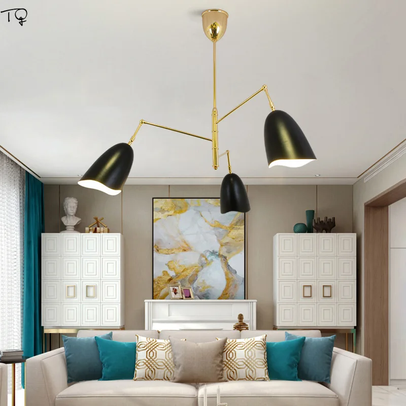 Modern Nordic Chandelier Light Metal Industrial Claw Shape Led Creative Individual Living Room Restaurant Studio Bedroom Study | Освещение