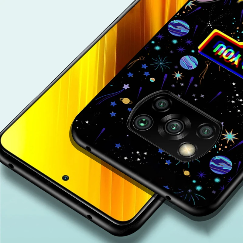 

Disney Cartoon Stitch For Xiaomi Poco X3 NFC M3 M2 X2 F3 F2 Pro C3 F1 Mi Play Mix 3 A3 A2 A1 Black Phone Case
