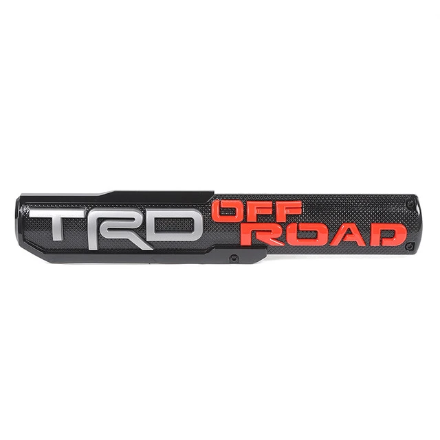 F 1 PC Автомобильные эмблемы MOPAI для Toyota ABS, эмблема TRD, наклейки на значок, Стайлинг для Toyota 4Runner для Toyota TUNDRA, автомобильные аксессуары - Цвет: F 1 PC