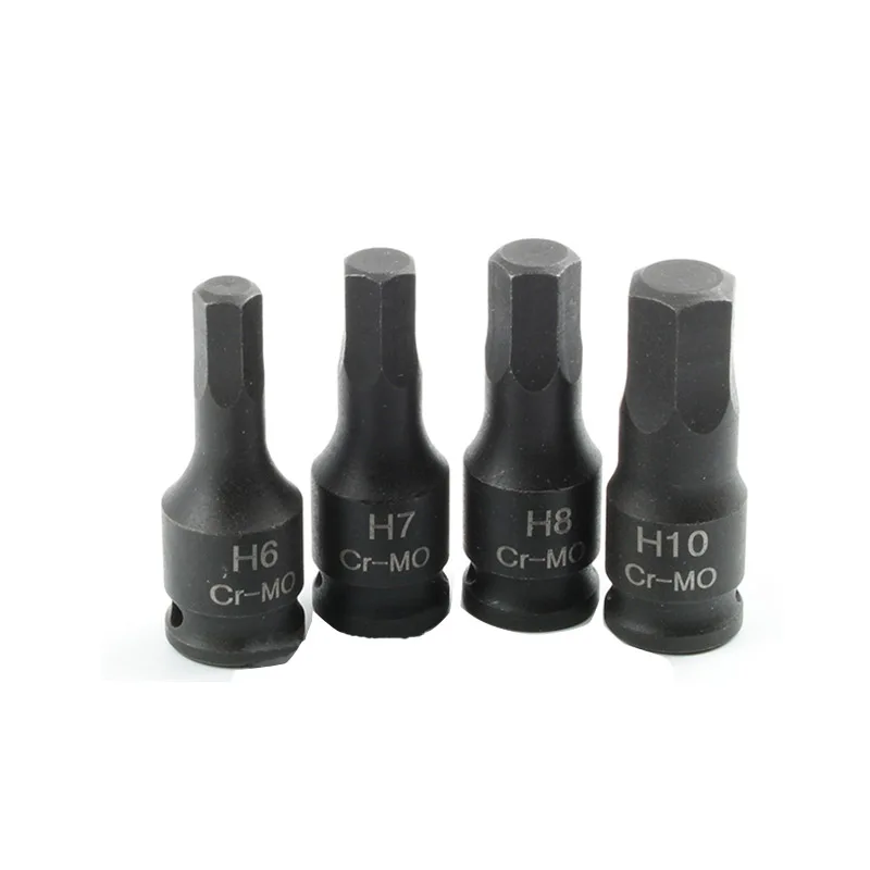 (1 шт.) Пневматическая головка с шестигранным хвостовиком 1/4 дюйма ударная