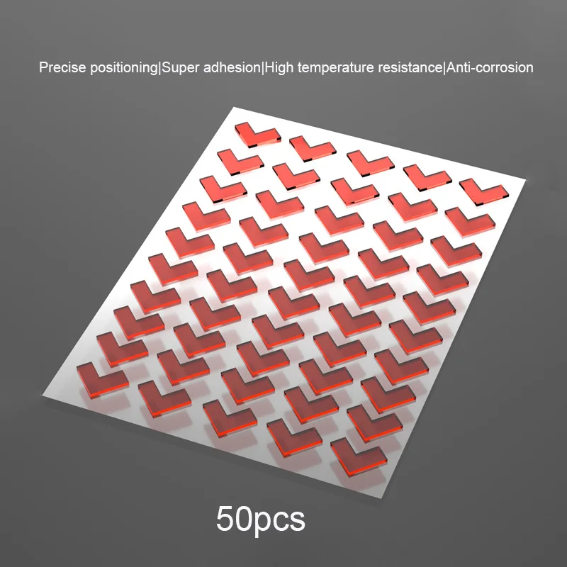 

50 шт./лот микросхема реболлинга крепежная наклейка высокое Температура сопротивление 3D быстро Fixnation держатель для нанесения паяльной пасты на печатные платы позиционирования Ste