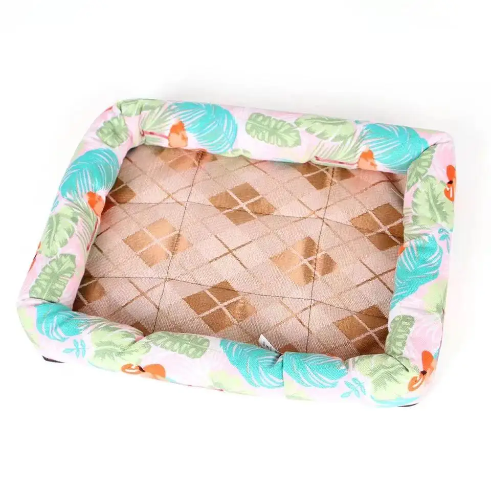 

Petfirst Fashion Factory Multi-size High Quality Summer Colling Pet Ice Mat For Cat Cooling Cushion Indoor Seat Puppy Pet Bed