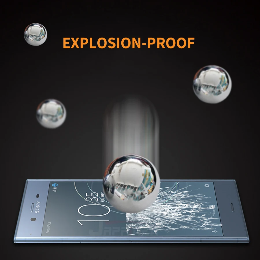 Закаленное стекло для Sony Xperia 1 XZ4 XZ2 XZ1 Compact XZ Premium XA1 Ultra 10 Plus защитная пленка экрана 2