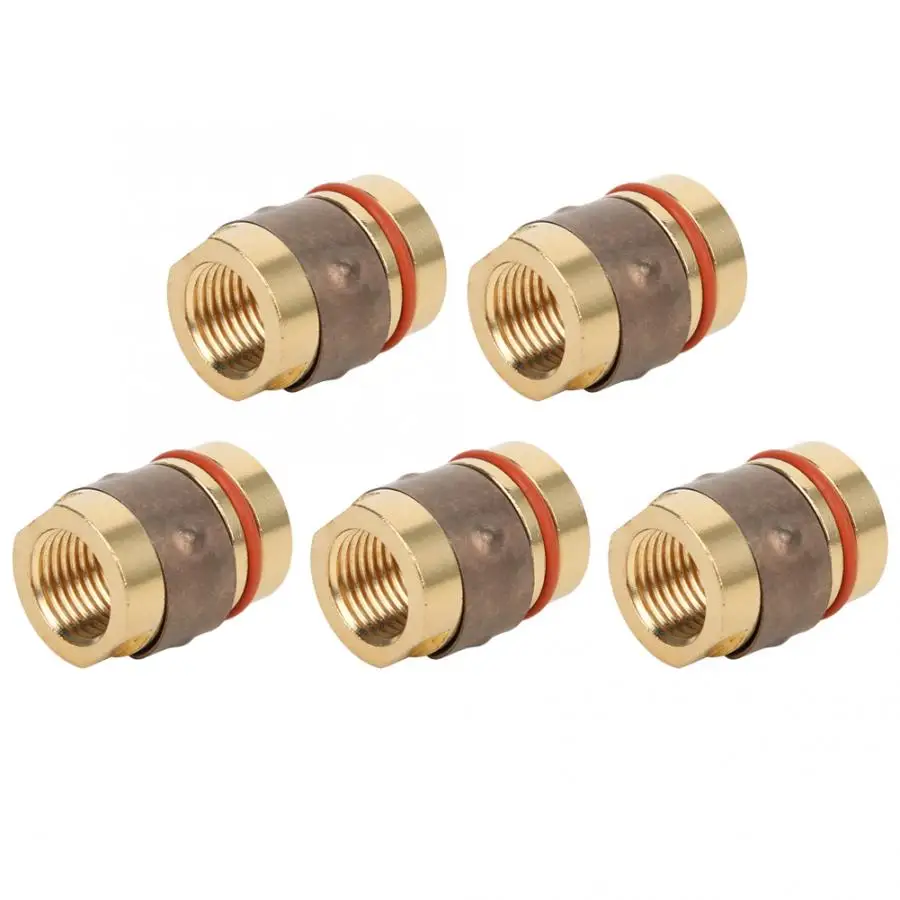 Насадка на головку 5 шт. адаптер сопла латунный защитный сварочный пистолет для MIG