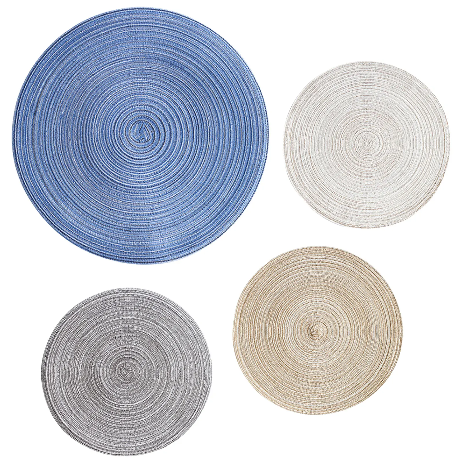 

Round Placemat Hand-woven Tabletop Non-slip Bowl Mat Round Placemat Hand-woven Tabletop Non-slip Bowl Mat