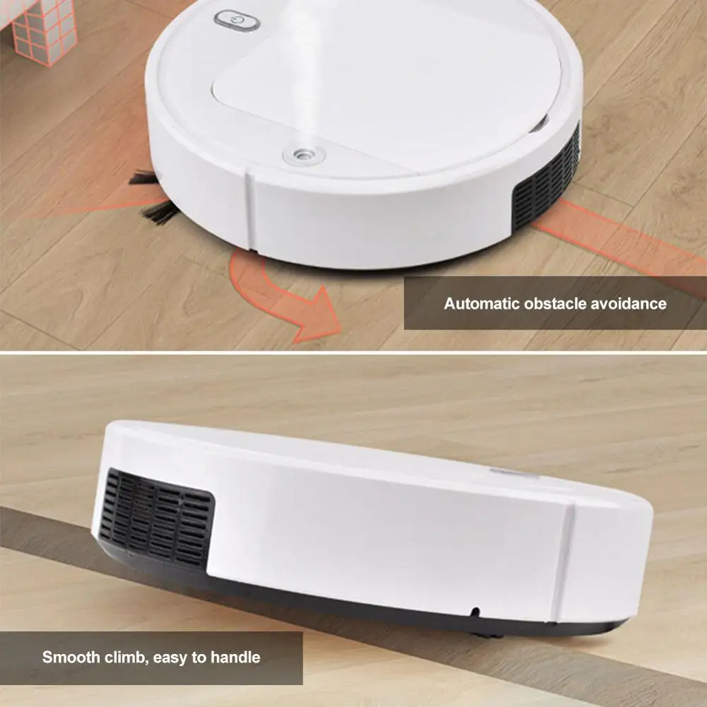 

3-in-1 Vacuum Cleaner USB socket Automatic Sweeping Robot UV Disinfection Smart sweeper Fresh Air