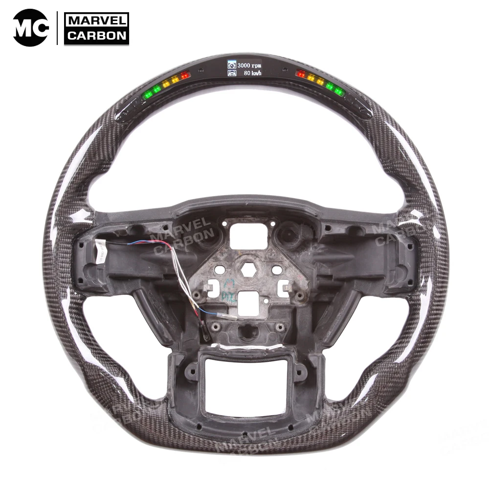 

Carbon Fiber LED Steering Wheel for Ford F-150 / Raptor