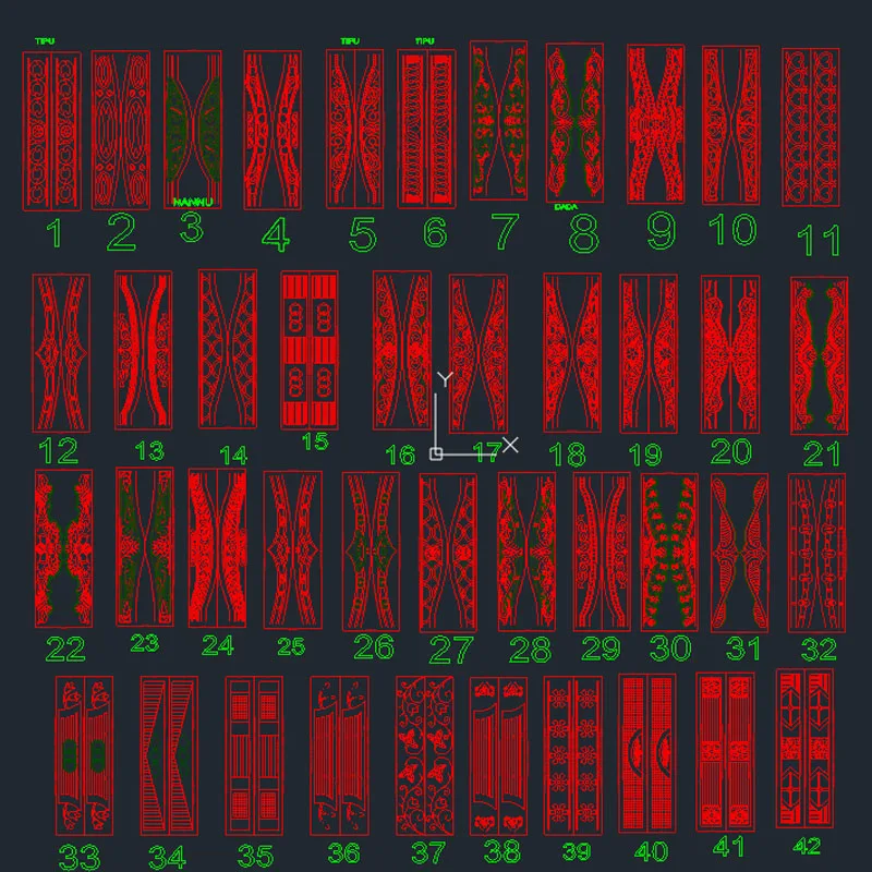 1000 шт. чертежи для проектирования платформы 2D DXF формат AutoCAD фрезерного станка с