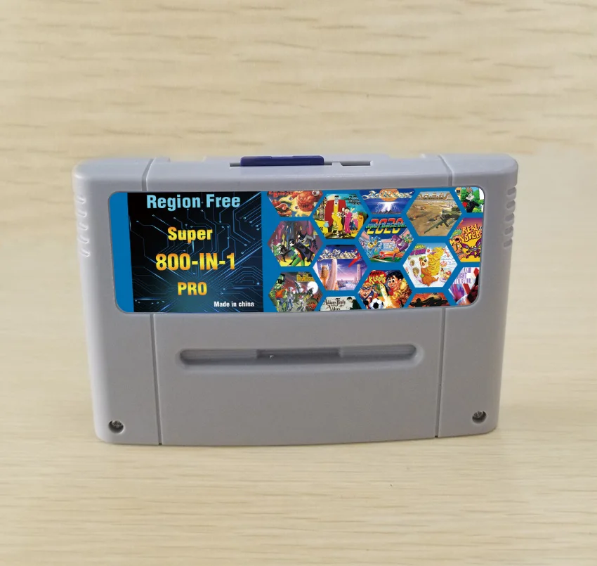 

DIY 800 in 1 Super China Pro Remix Game Card For 16 Bit Game Console Game Cartridge Support all USA/EUR/Japan Consoles