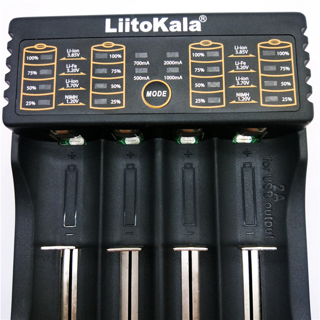 Liitokala Lii402 Lii202 Lii100 Lii-100B 18650 1,2 в 3,7 в 3,2 в AA/AAA 26650 NiMH литий-ионный аккумулятор интеллектуальное зарядное устройство 5 В 2A EU Plug