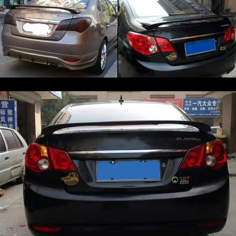 Автомобильный спойлер для Hyundai Elantra 2007 11 второго поколения/Elantra заднее крыло