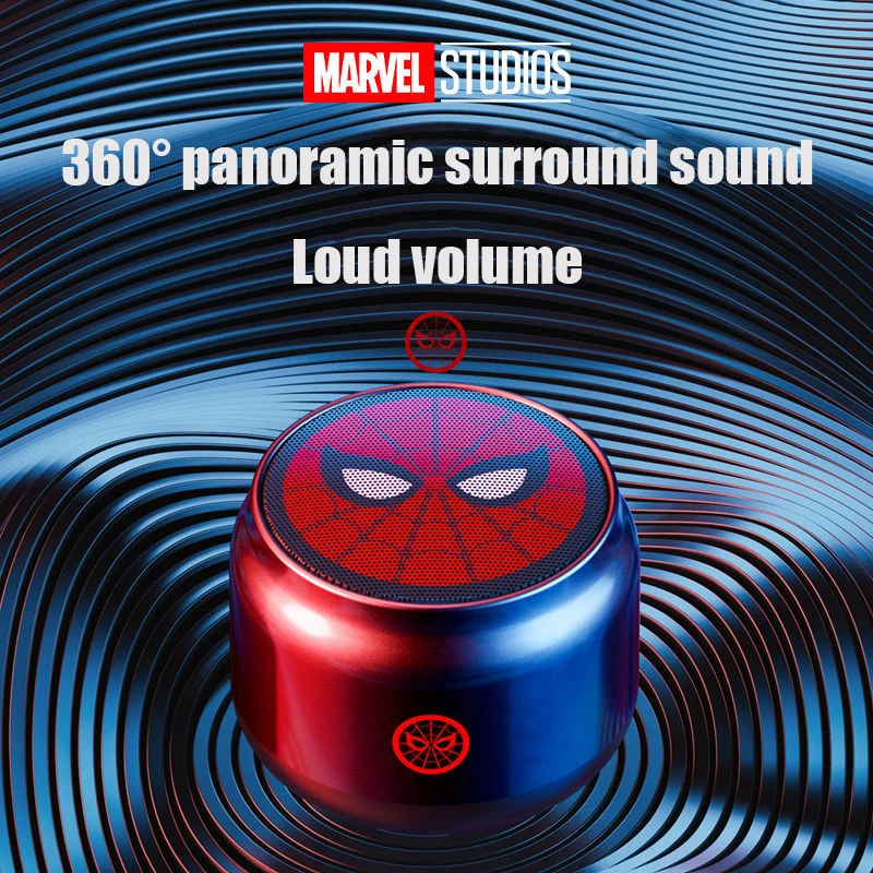 Беспроводные Bluetooth-колонки Marvel Iron Man мини-сабвуфер стерео стереозвук HiFi уличный