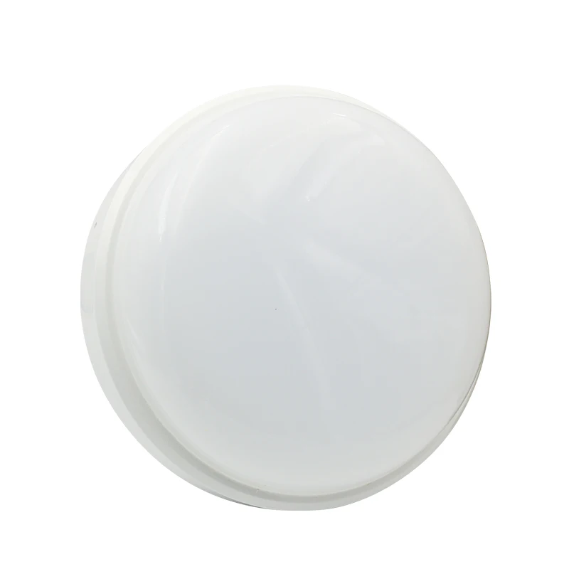 Round White Светодиодный экономичный IP54 20 Вт Водонепроницаемый светодиодный светильник для крыльца, монтируемый на поверхности 220 В, Уличный настенный светильник, Круглый Овальный светильник для ванной комнаты - Испускаемый цвет: Round White