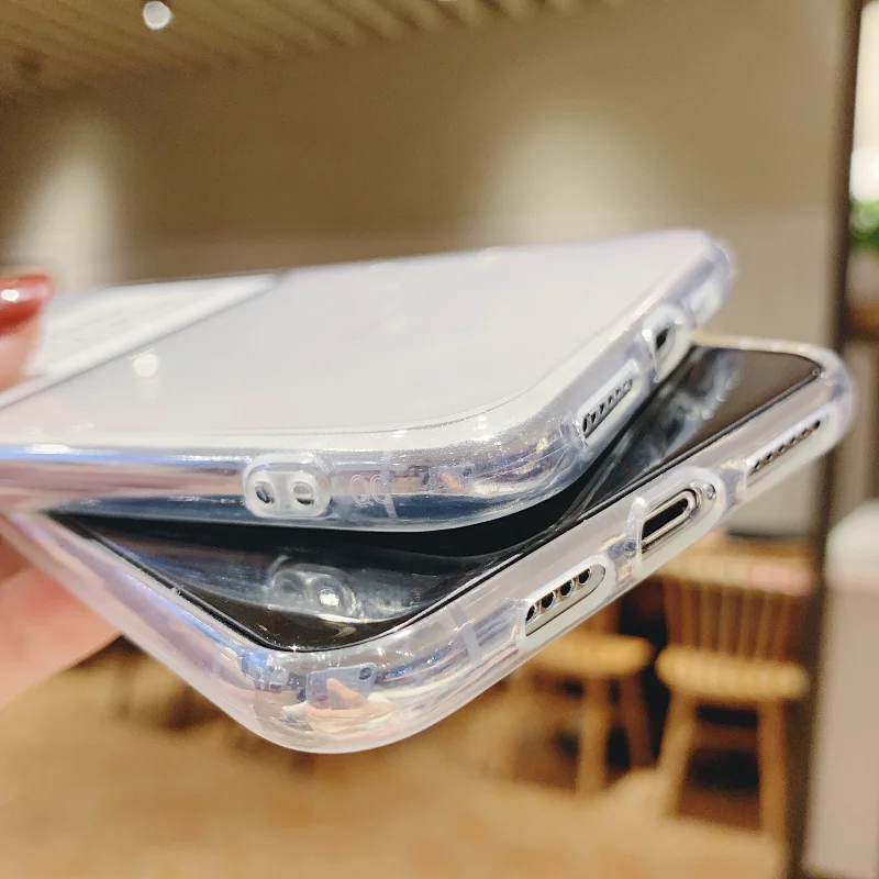 soft Silicone clear cover phone case for iPhone X XR XS Max 6 7 8 plus 5S 5SE social media seriously harms your mental health