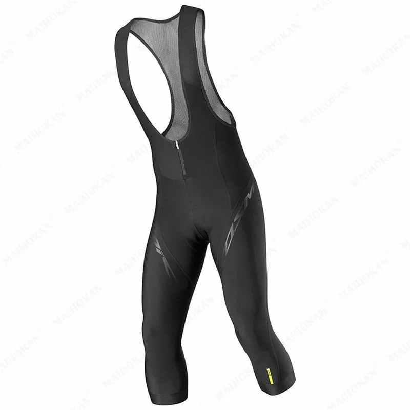 

2021 Team Summer Cycling Cropped Pants Outdoor Bicycle Wear-resistant 3/4 Bib Pants High Quality Gel Pad Cycling Sports Pants