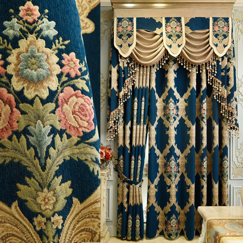 LUXURY high-grade curtains for living room bedroom exquisite embroidery kitchen fine tulles shade window fabric | Дом и сад