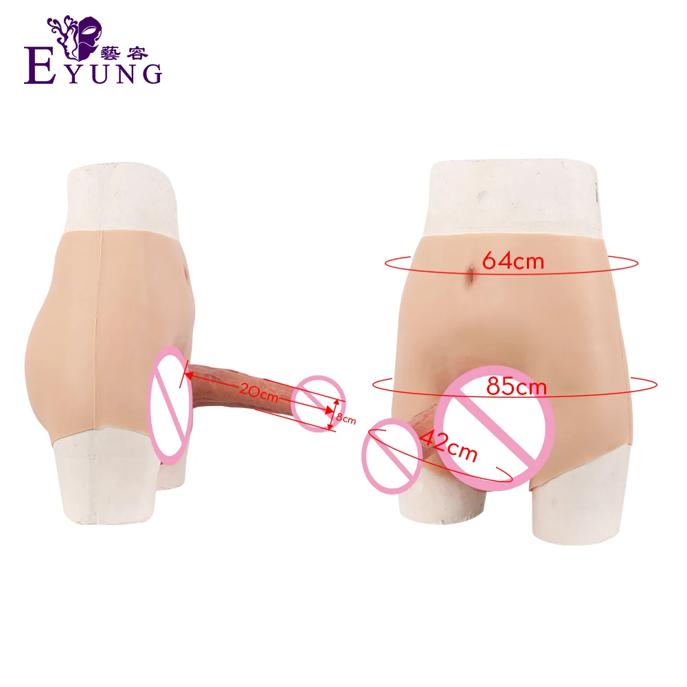 Eyung 20 см конические полые дилдо Реалистичные пенис трусики с Супер огромный