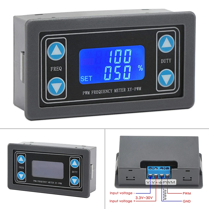 

Dual Mode LCD PWM Signal Generator 1-Channel 1Hz-150KHz PWM Pulse Frequency Duty Cycle Adjustable Square Wave Generator