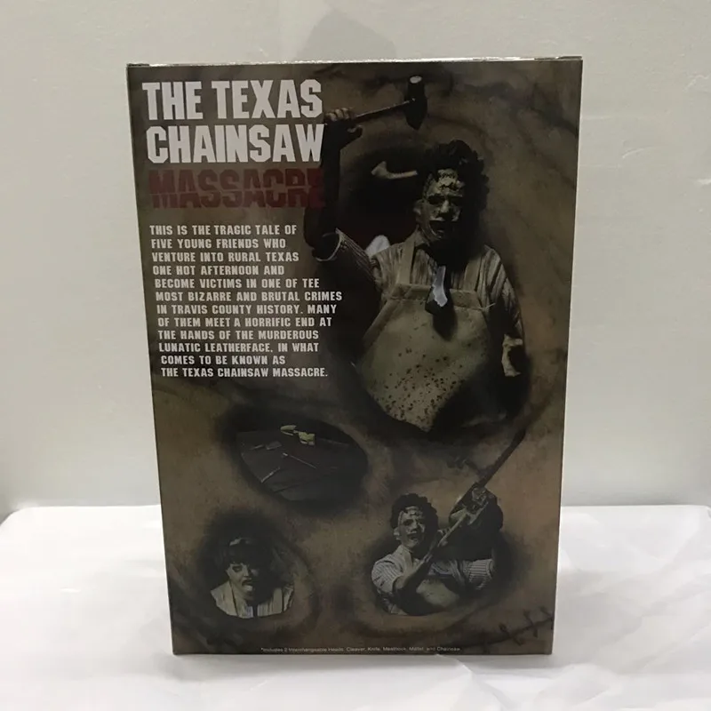 Фигурка NECA на 40 ю годовщину потрясающее кожаное лицо классический ужас из фильма