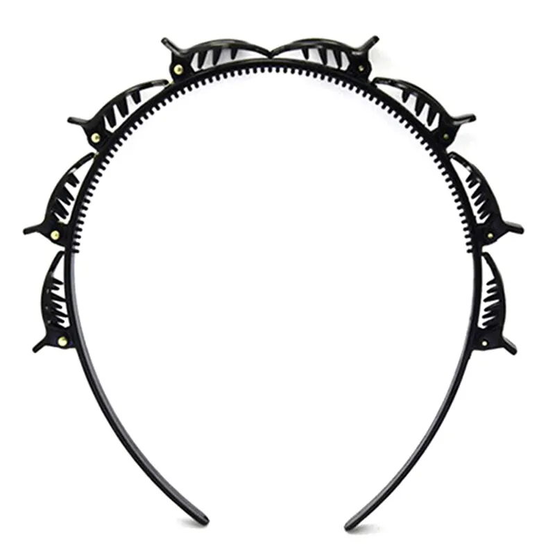 

1pc Fashion Twist Plait Clip Braider Hair Clips Hairpin Head Hoop Headband Beauty Styling Tool Hair Decor