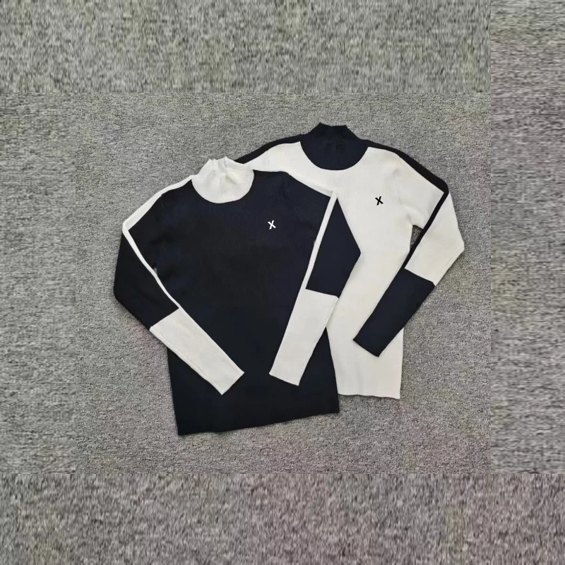

Golf Clothing Ladies Autumn and Winter Rabbit Wool Knitted Sweater GOLF Ladies Warm Long-sleeved Sweater