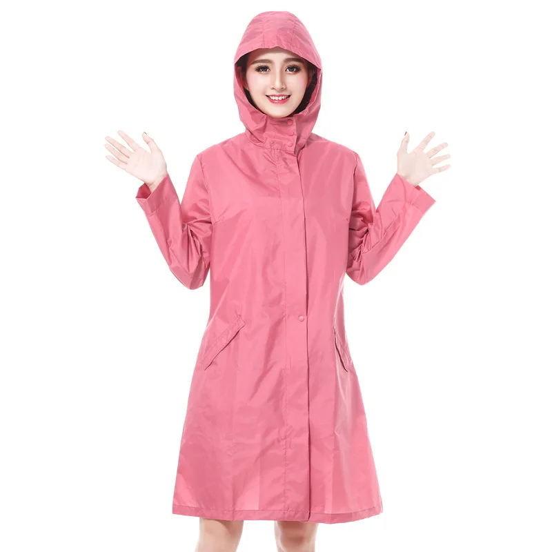 Outdoor Softshell Jacket Coat Women Solid Rain Plus Size Hooded Raincoat Windproof Long Hot Sale | Дом и сад