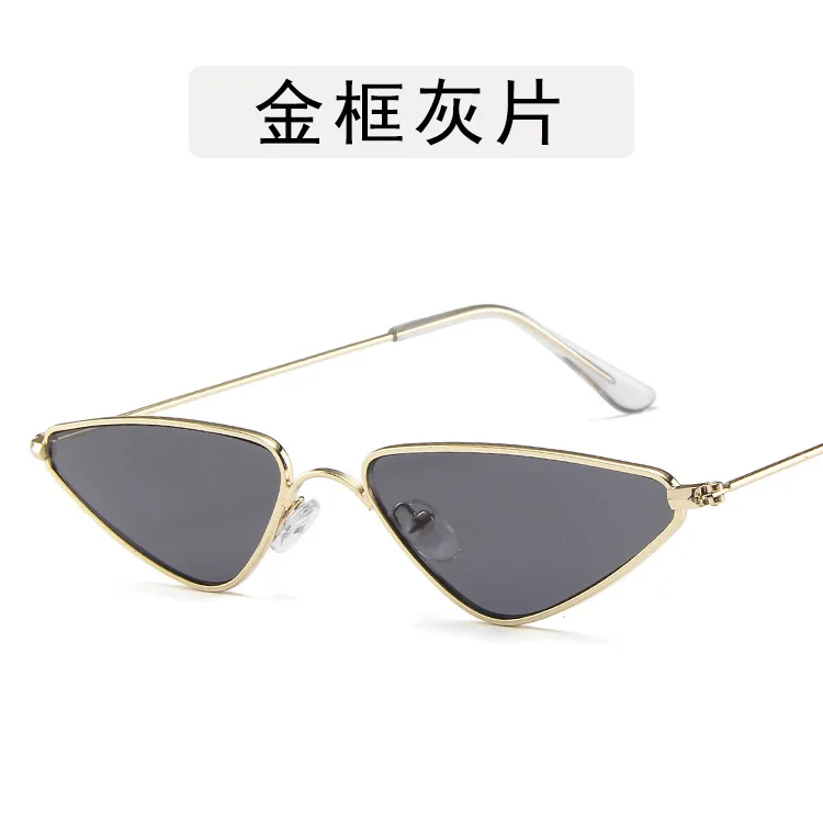 Солнечные очки в стиле стимпанк женские роскошные треугольные солнцезащитные