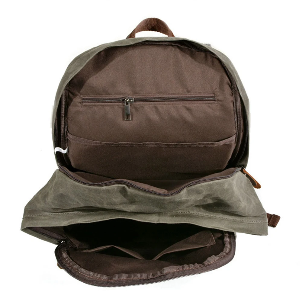 Lukegear масляные вощеные холщовые рюкзаки мужские ретро водонепроницаемые уличные