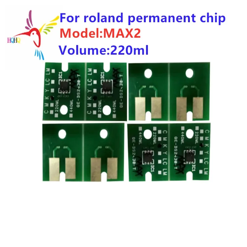 

220ml MAX2 Permanent Chip Compatible for Roland XF-640 Printer Long Time Use for Cartridges Printing