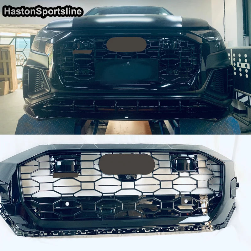 

Q8 Front Sport Honeycomb Hood Grill for Audi Q8 SQ8 Sline 2018-2021 Car Styling Accessories