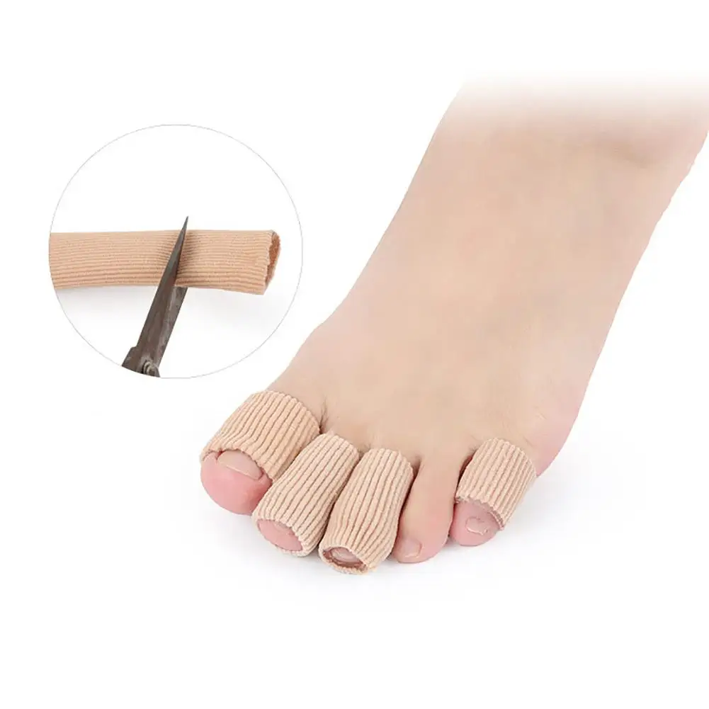 

Foot Care Nylon Elastic SEBS Soft Pain Relief Blister Toe Protector Cover Sleeve Foot Care