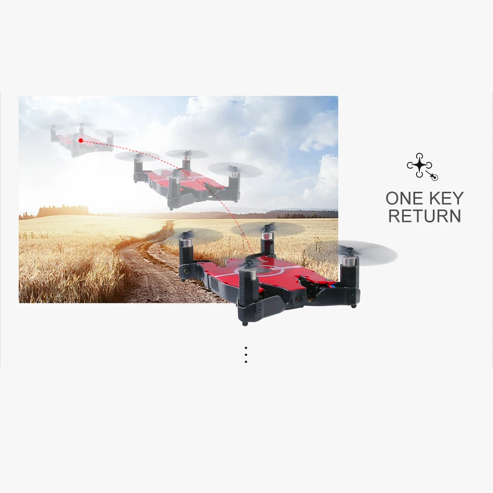 Набор T49 6-Axis Gyro WI-FI FPV 720P HD Камера Квадрокоптер складной G-sensor RC селфи Карманный Дрон RTF р/у Дрон