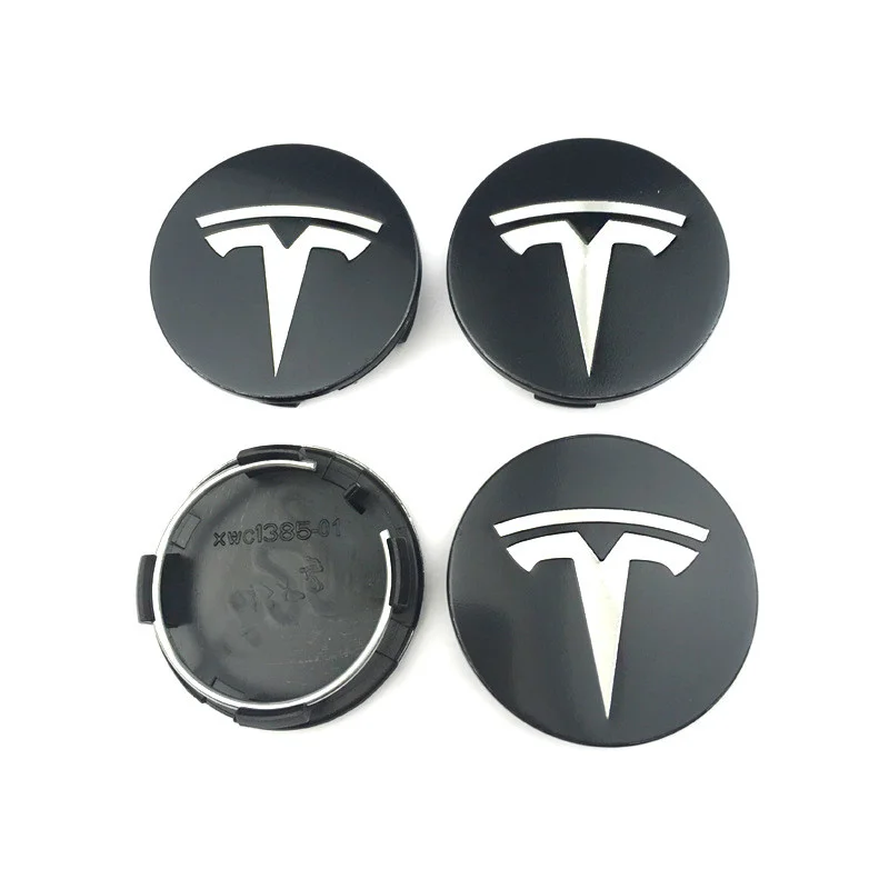 

Car Tesla Wheel Cover Trim Wheel Hub Cap Kit For Tesla Model 3 Y S X Wheel Car Accessories Hub Cover Emblem Badge Lug Nut Covers