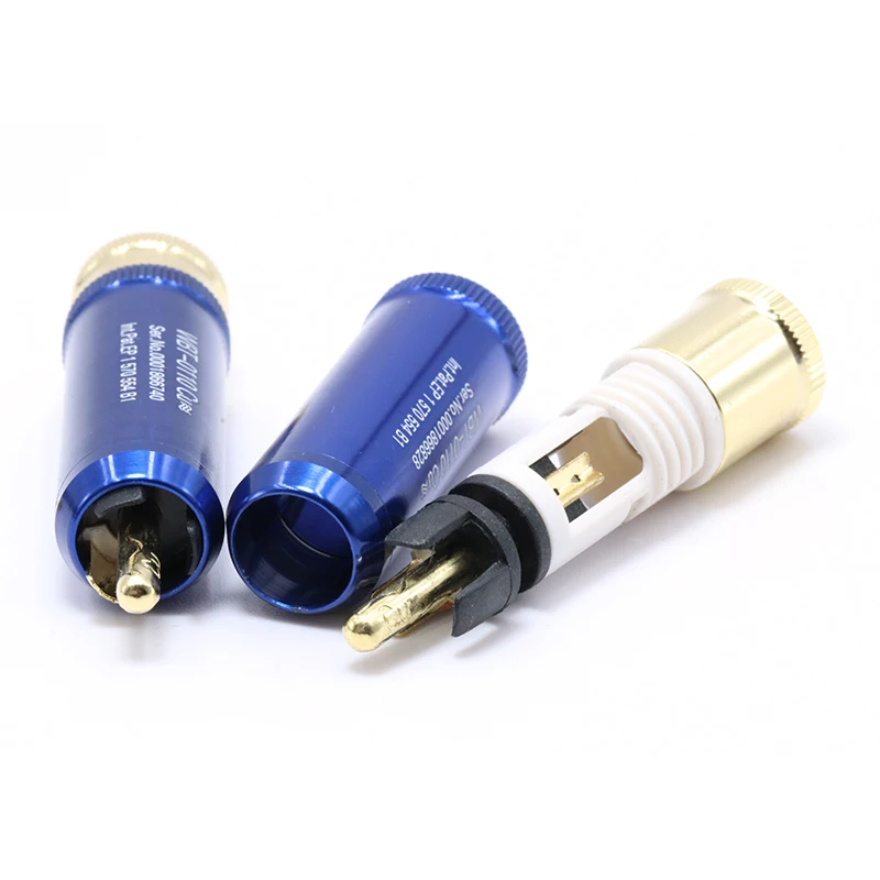 4 шт. WBT 0110cu nextgen медный RCA разъем для DIY кабеля | Электроника