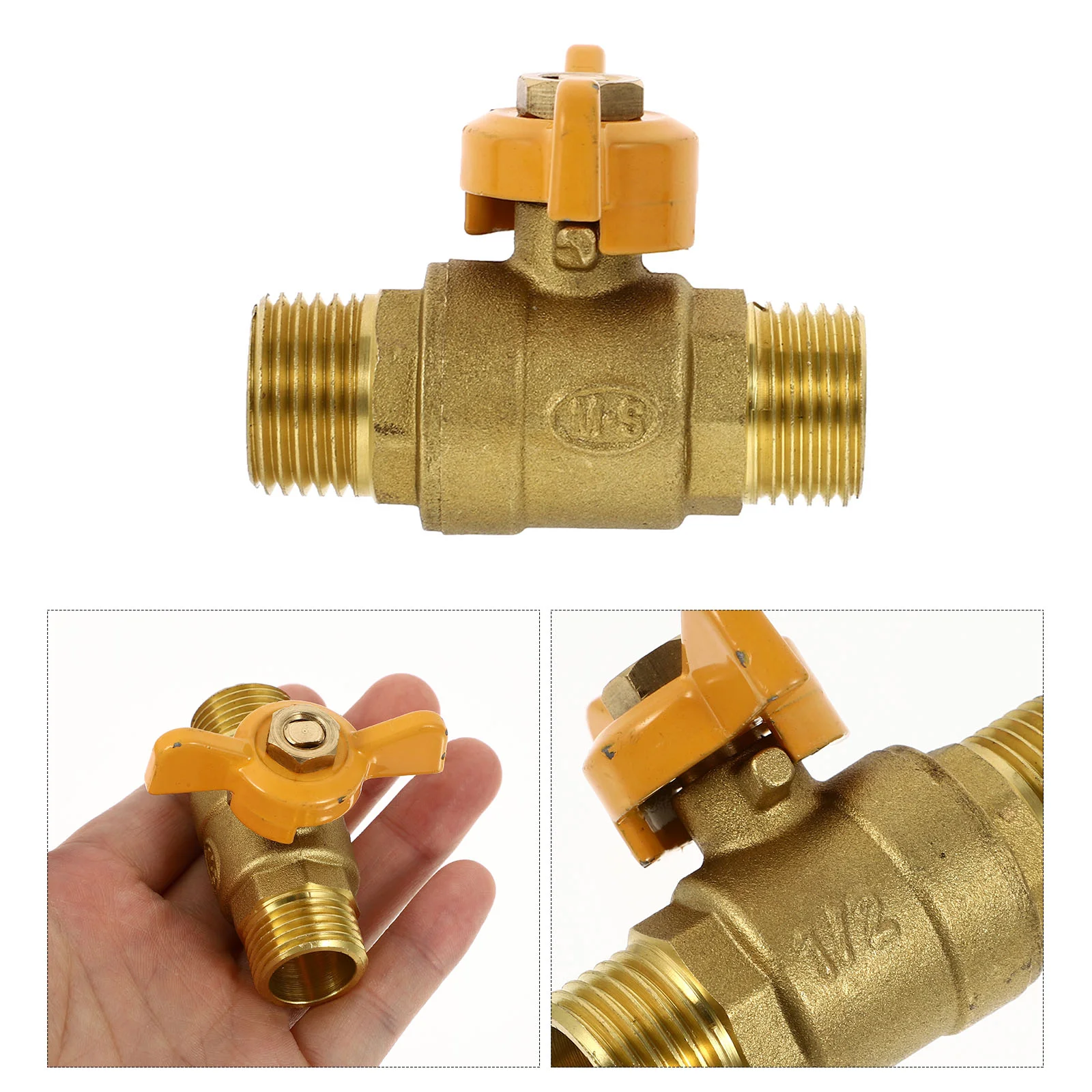 

1Pc Threaded Household Gas Hose Pipe Tubing Fitting Coupler