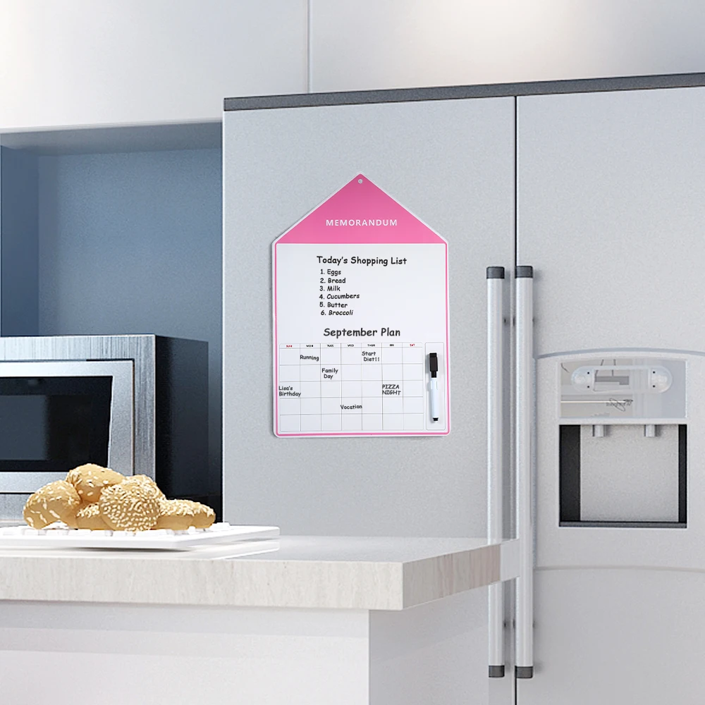 Магнитный календарь на холодильник сухая стираемая доска многоразовая для кухни