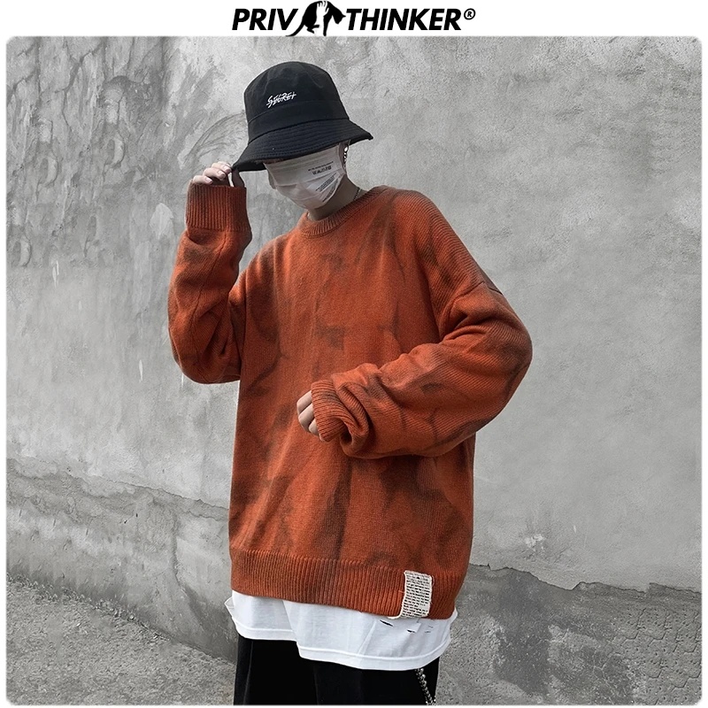 Privathinker Мужская Уличная одежда с круглым вырезом хип-хоп свитера мужские s 2020