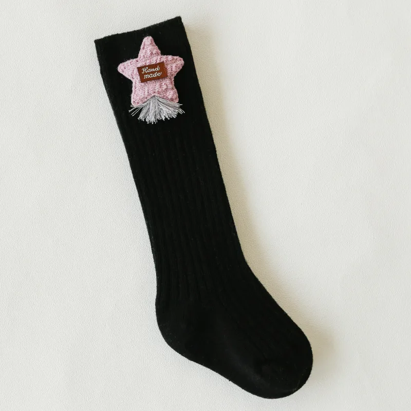 Зимние новые детские носки милые творческие Мультяшные куклы женские высокие