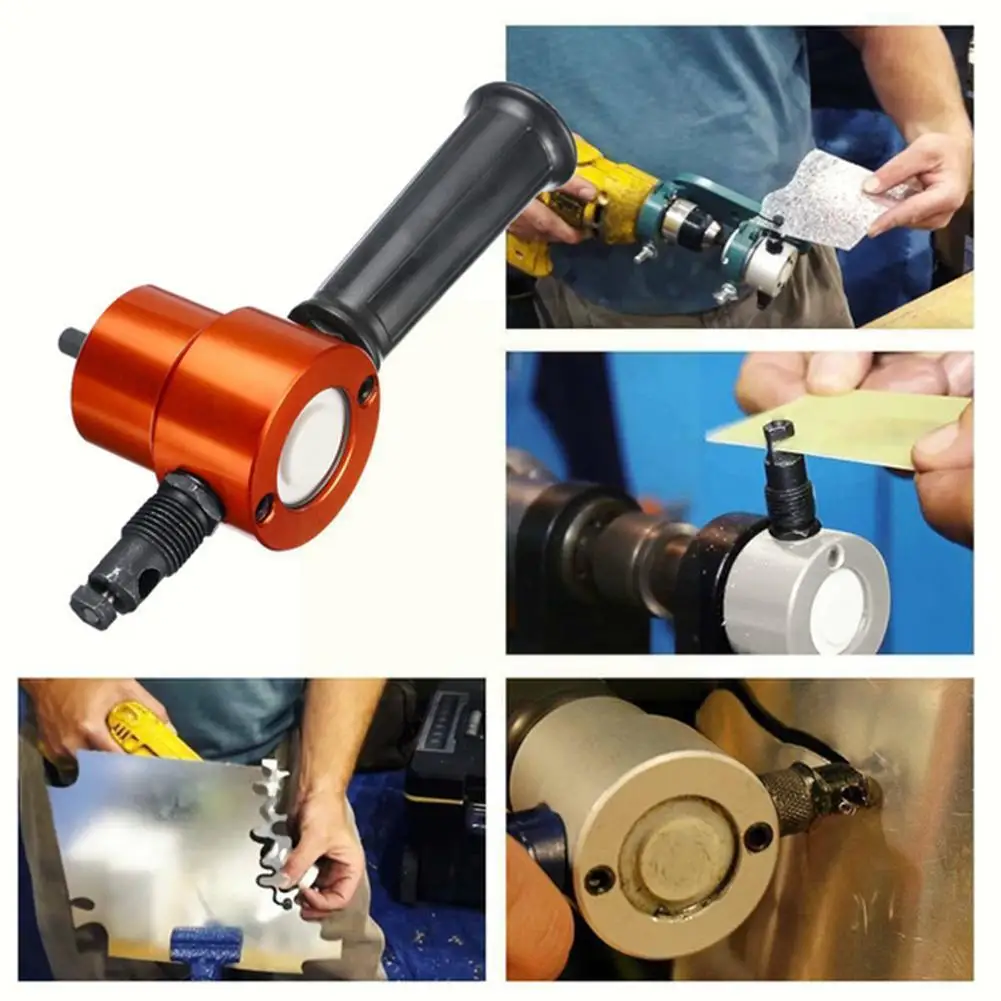 

Sheet Metal Cutting Machine Double Head Saw Cutter With 360 Drill Cutting Degree Attachment Free Adjustable Punch Too V4R6