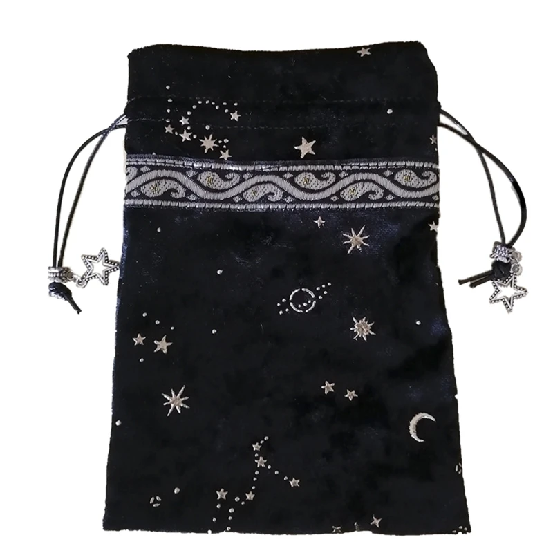 

Witch Constellation Energy Crystal Storage Bag Board Game Tarot Oracle Cards Bag