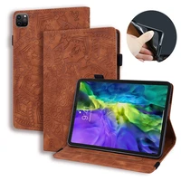 tablet cover for ipad pro 11 12 9 case 2020 2021 emboss leather wallet cover for ipad pro 12 9 2021 2020 case coque funda
