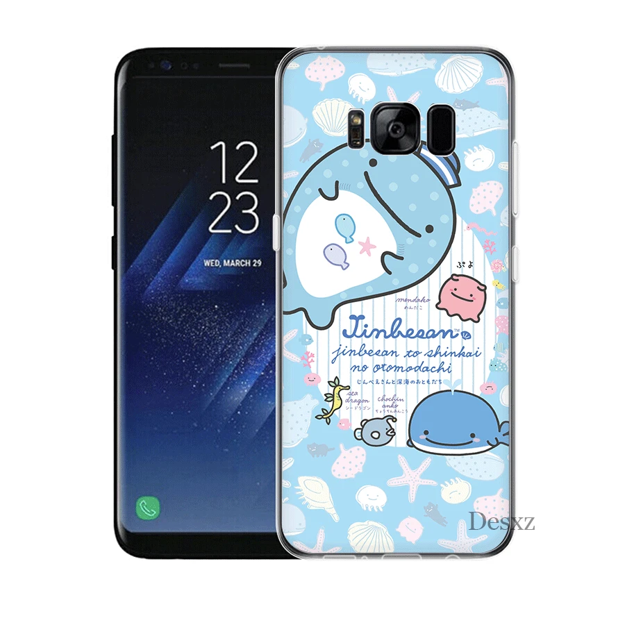 Чехол для мобильного телефона samsung Galaxy J7 J6 J5 J3 J2 J1 Prime Твердый чехол Япония Kawaii Whale