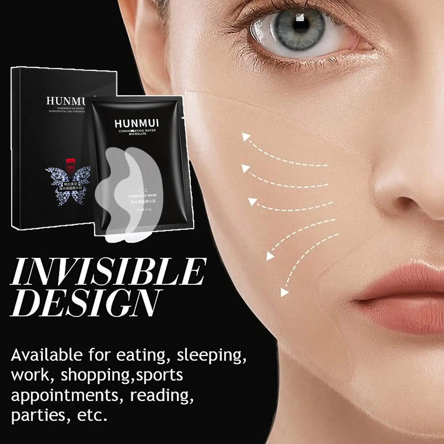 

Around Mouth Wrinkle Patches Silicone Face Tape Smoothing Face Lift Sticker Wrinkle Removal Instant Beauty Nutrition