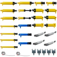 32pcs 10 kind custom moc science technology parts diy pneumatic kit with air pump push rod switch piston air pipe random color
